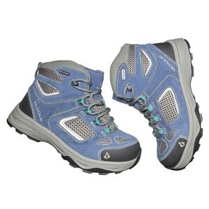Vasque Breeze III Kids Ultra Dry Blue & Gray Waterproof Hiking Boot Size 5